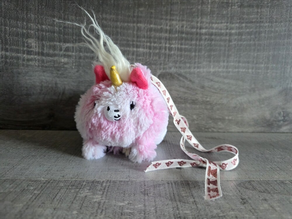 Pikmi Pops Surprise Pink 4" Unicorn Plush Stuffed Toy Colorful Reversible b236